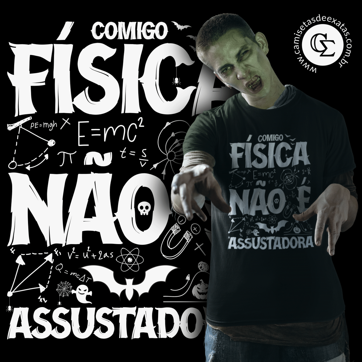 Nome do produto: FÍSICA NÃO É ASSUSTADORA [2] [UNISSEX]