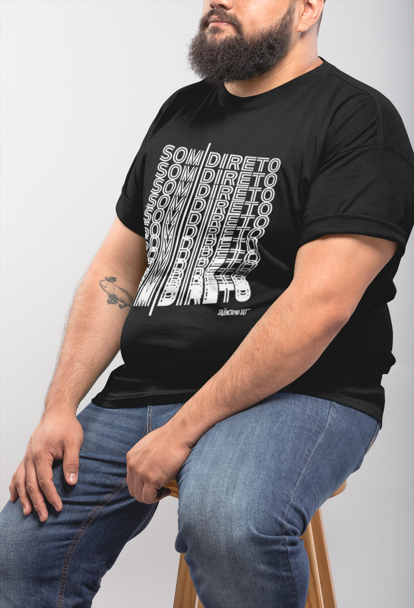 Camiseta Plus Size Som Direto