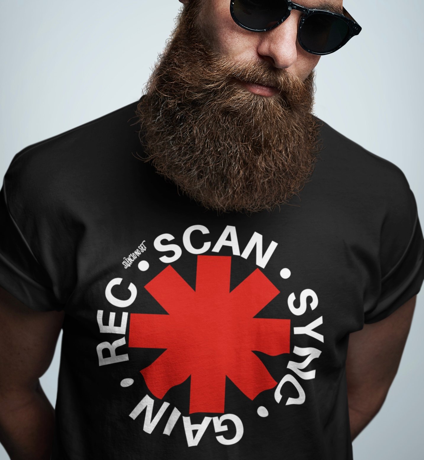 Camiseta Scan Sync Gain Rec | Preta