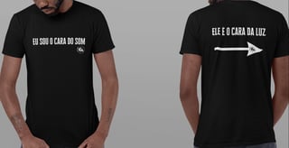 Nome do produto Camiseta Educa Áudio Eu sou o cara do som 