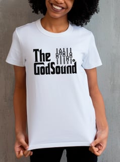 Camiseta The God Sound | Branca | Cinza