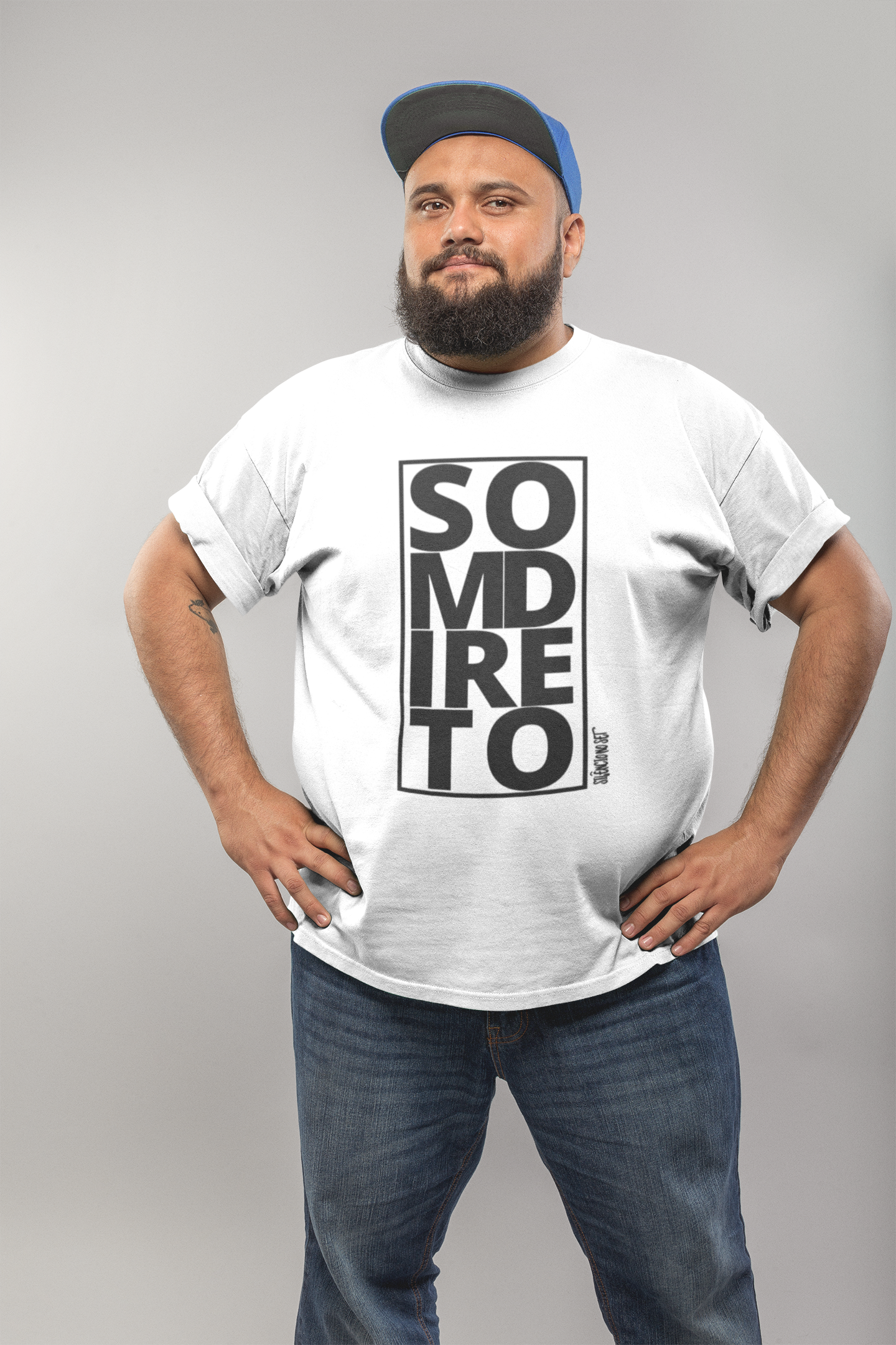 Camiseta Plus Size Som direto II | Branca