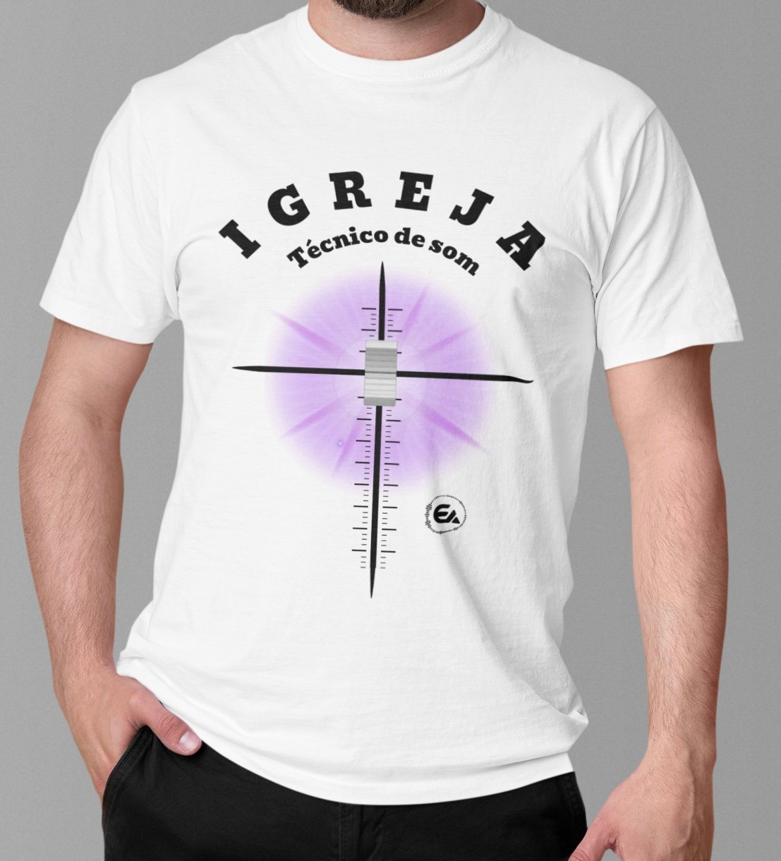 Camiseta Educa Áudio Tec. Som Igreja I