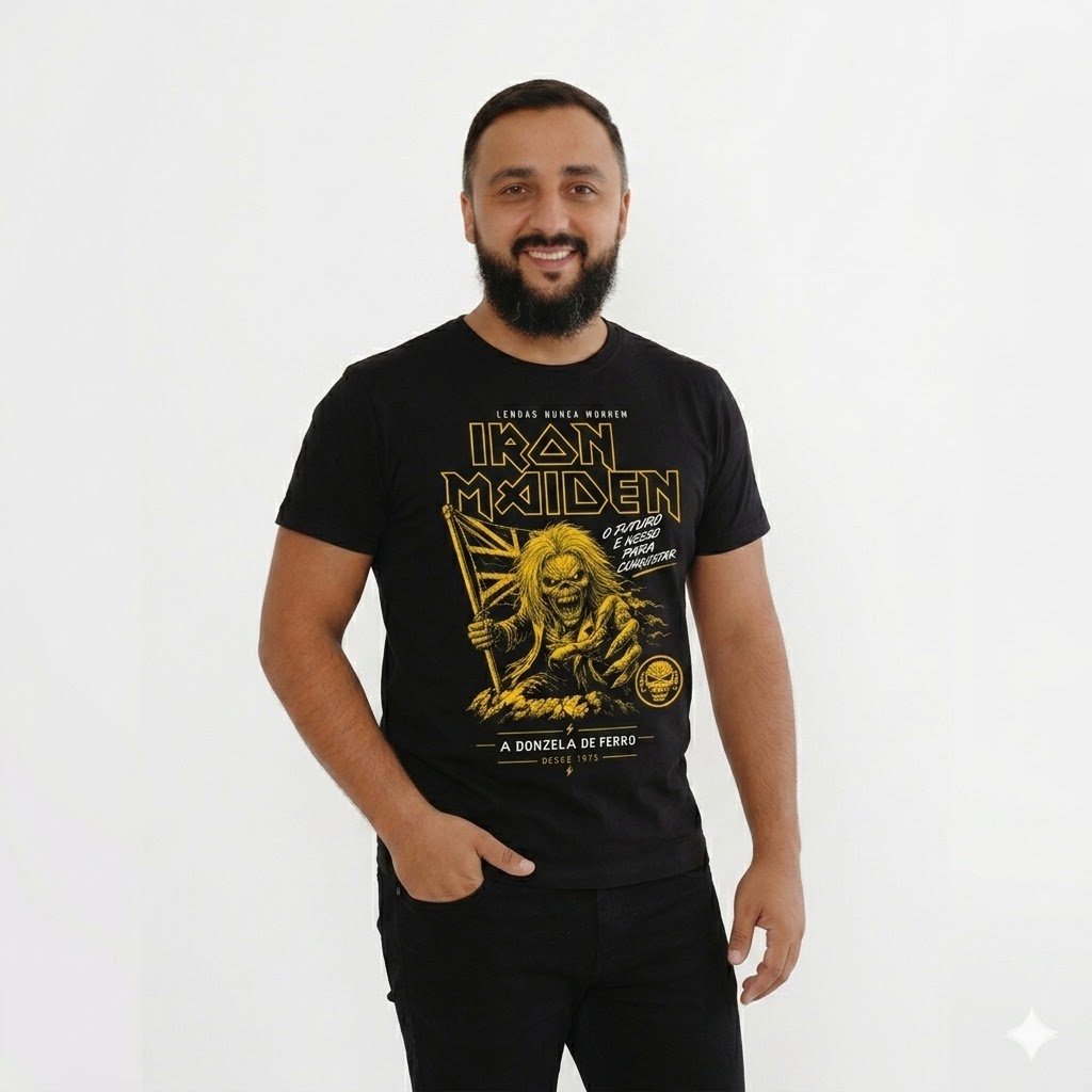 Nome do produto: T-SHIRT QUALITY IRON MAIDEN