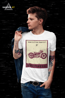 CAMISETA MASCULINA PREMIUM / HAPPINESS /  G87