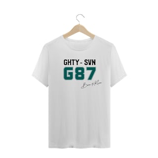 Nome do produto CAMISETA PREMIUM TECIDO PIMA / G87 BORN TO RACE ASSINATURA