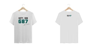 Nome do produto CAMISETA PREMIUM TECIDO PIMA / G87 BORN TO RACE ASSINATURA