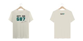 Nome do produto CAMISETA PREMIUM TECIDO PIMA / G87 BORN TO RACE ASSINATURA
