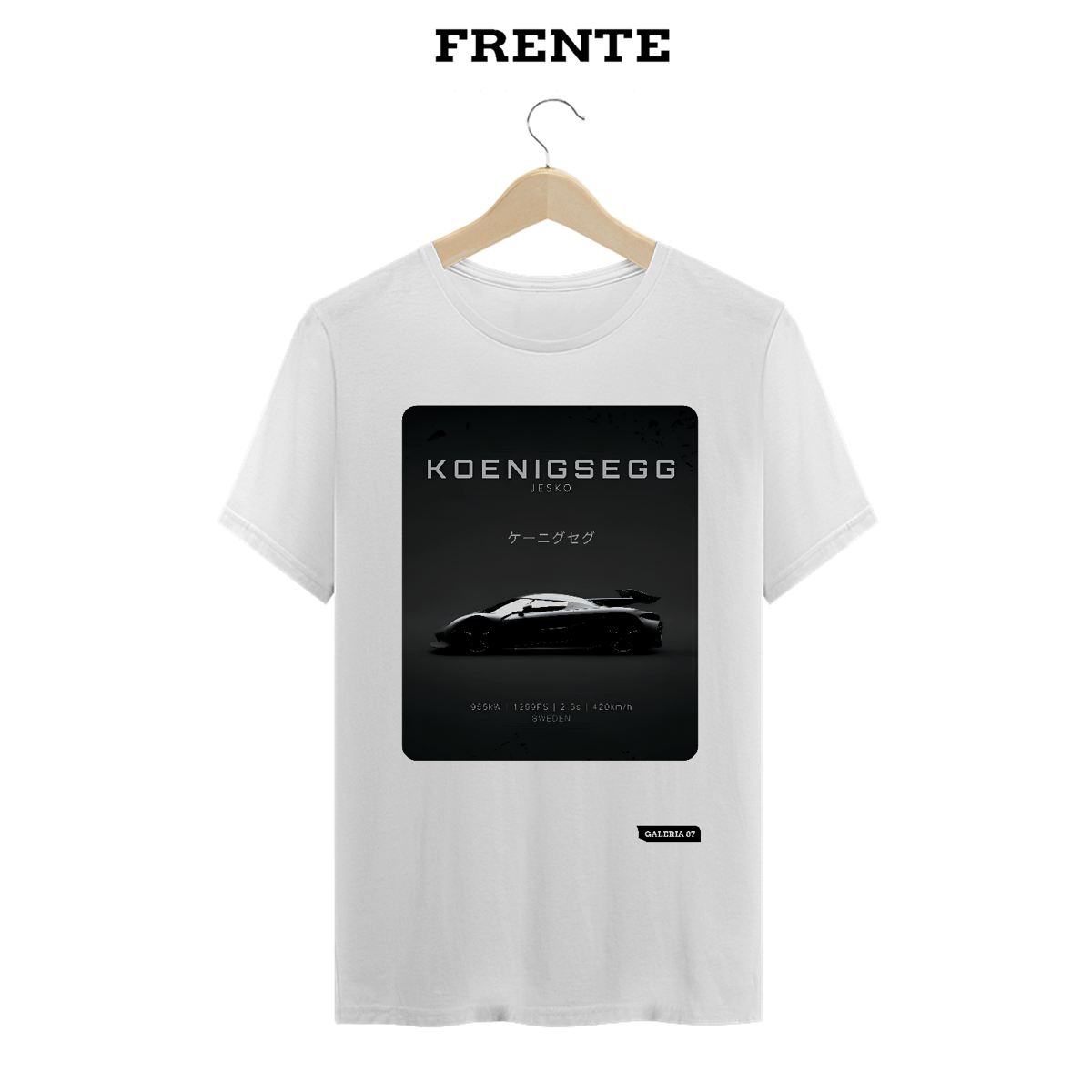 Nome do produto: CAMISETA  |  KOENIGSEGG JESKO