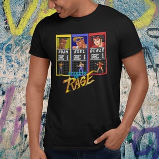 Nome do produto Camiseta Streets of Rage - Select Player