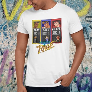 Nome do produto Camiseta Streets of Rage - Select Player