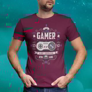 Nome do produto Camiseta Super Gamer 16-Bit Generation