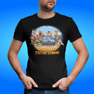 Nome do produto Camiseta Street Fighter - Proibido estacionar