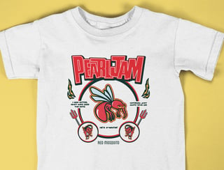 CAMISETA INFANTIL - PEARL JAM - RED MOSQUITO