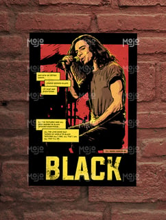 POSTER - PEARL JAM - BLACK