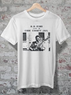 CAMISETA - BB KING - COOK COUNTY JAIL