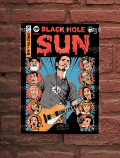 POSTER - SOUNDGARDEN - BLACK HOLE SUN