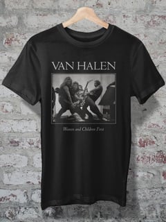 CAMISETA - VAN HALEN - WOMEN AND CHILDREN FIRST