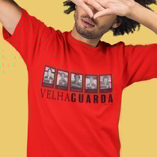 Nome do produto Camiseta Velha Guarda Rubro Negra - Flamengo 1981