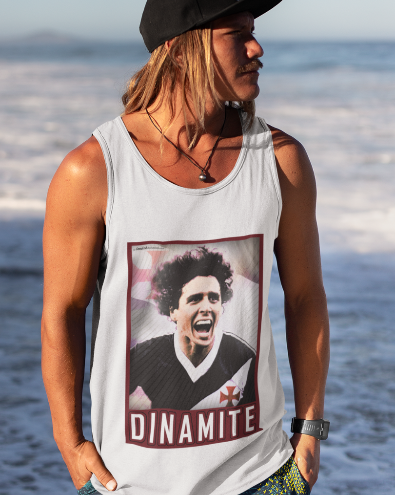 Nome do produto: REGATA ROBERTO DINAMITE GOL - Vasco