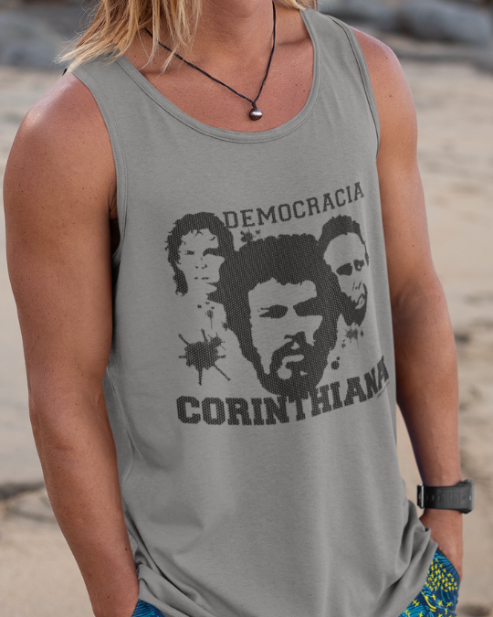 Nome do produto: REGATA DEMOCRACIA CORINTHIANA - Torcida Timão