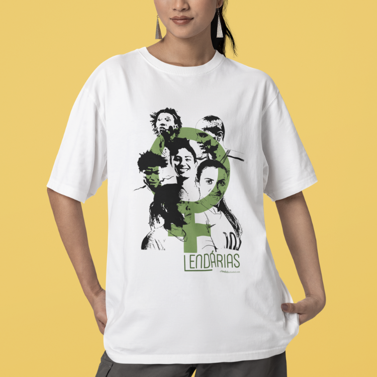 Camiseta Oversized Lendárias - Brasil