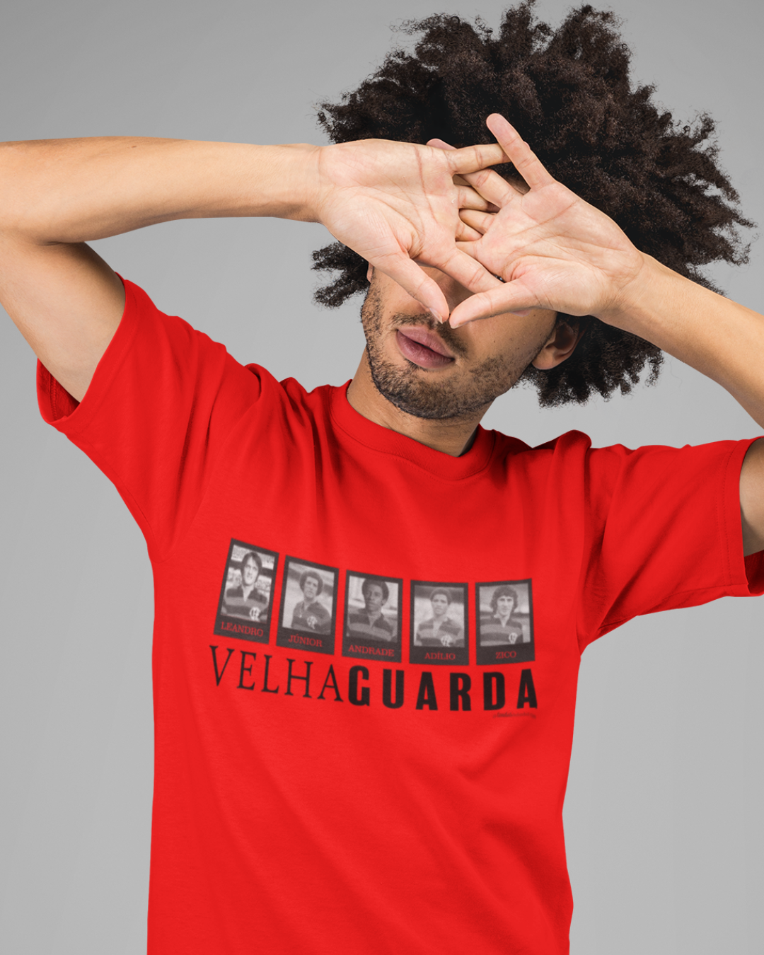 CAMISETA VELHA GUARDA RUBRO NEGRA - Flamengo