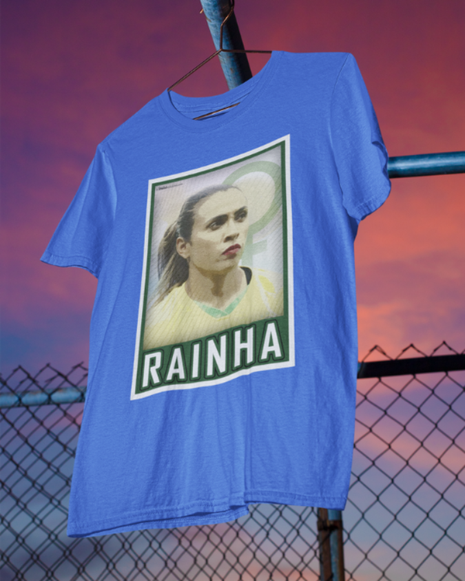 Nome do produto: CAMISETA RAINHA MARTA - Brasil