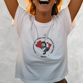 Nome do produto Camiseta Dr. Sócrates Brasileiro (MST) - Baby Long Quality