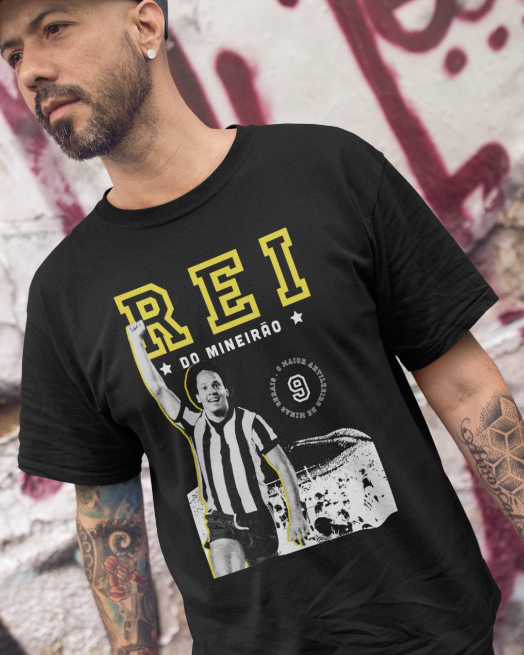 CAMISETA REI DO MINEIRÃO - Atlético MG (preta)