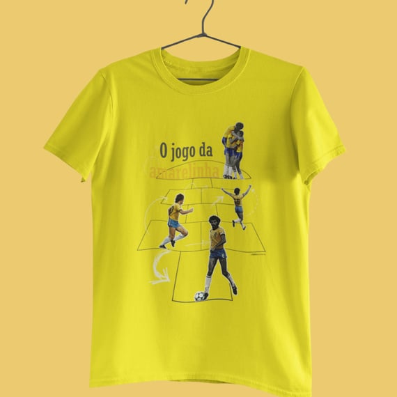 Camiseta Jogo da Amarelinha - Seleção Brasileira 1982