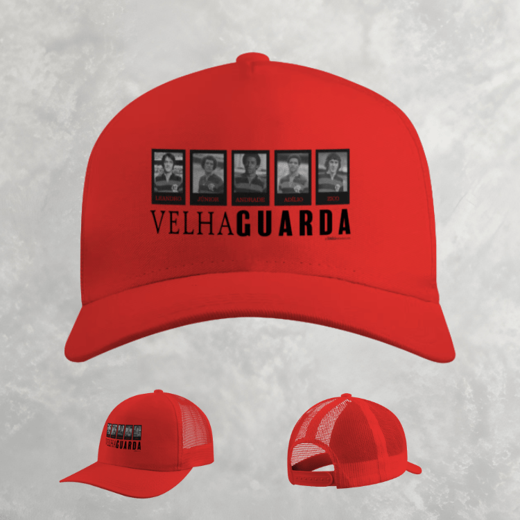 Nome do produto: Boné Velha Guarda Rubro Negra - Flamengo 1981
