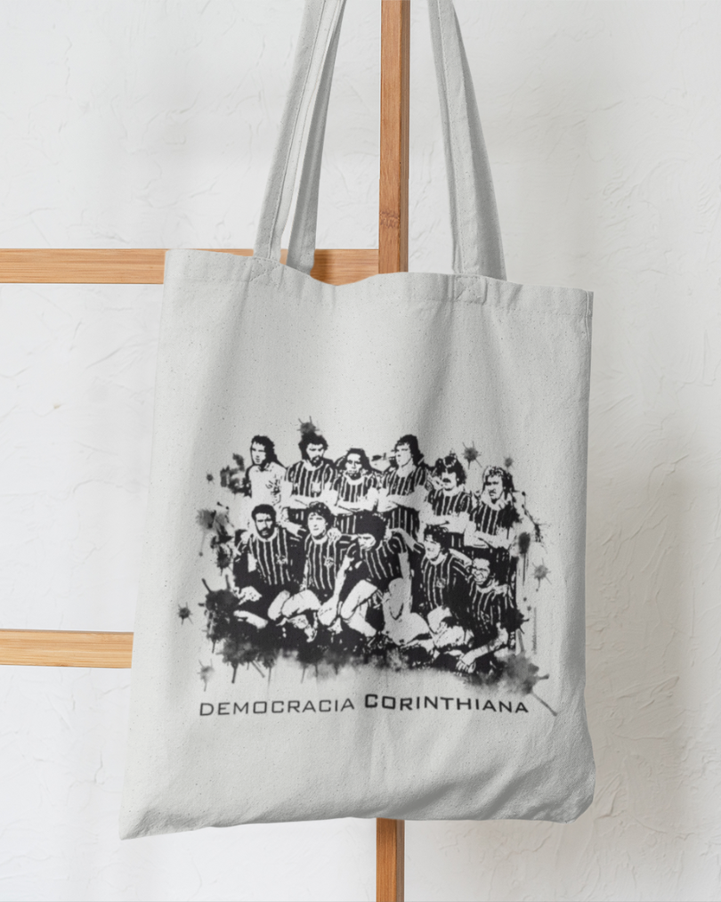 Nome do produto: ECOBAG DEMOCRACIA CORINTHIANA - Corinthians 1982