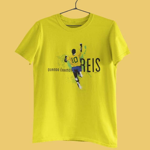 Camiseta Quando Éramos Reis - Pelé / Brasil 1970