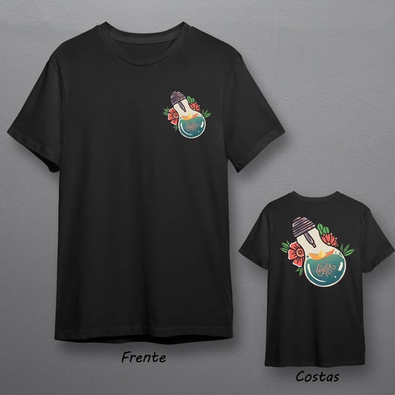 Camiseta Old School Bulb Aquarium