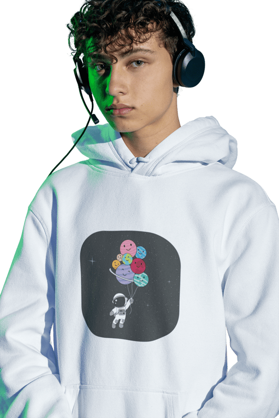 Moletom Canguru Astronauta