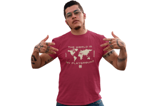 Nome do produto Camiseta The World Is My Playground