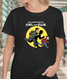 CAMISETA THE LAST OF US JOEL E ELLIE