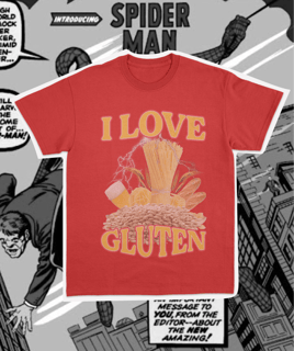 Nome do produto CAMISETA I LOVE GLUTEN