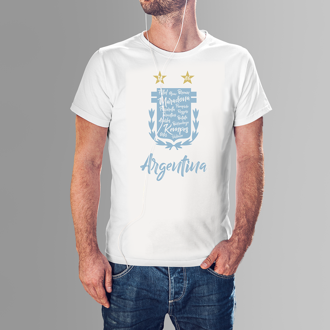 Nome do produto: CAMISETA ARGENTINA