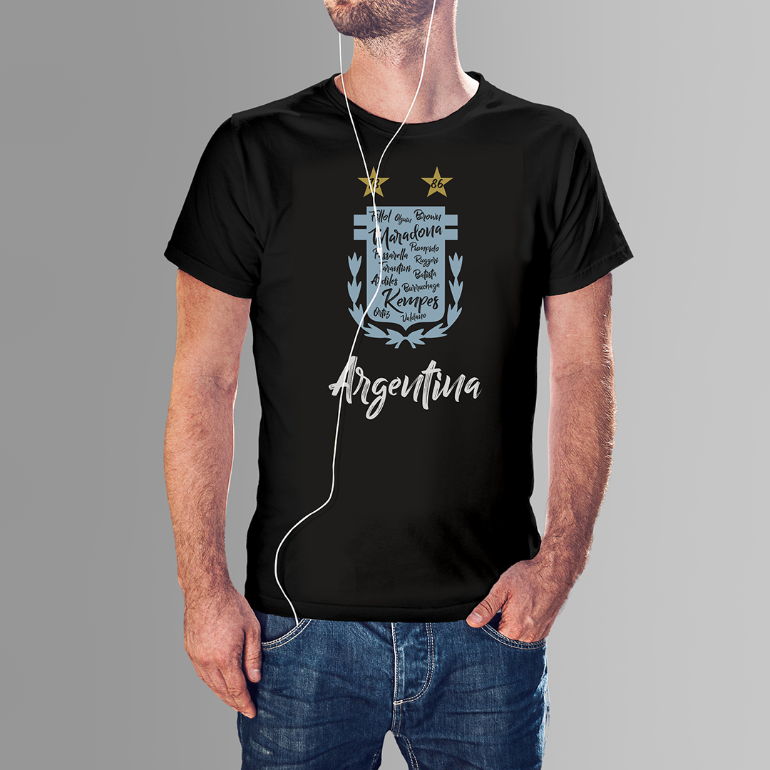 Nome do produto: CAMISETA ARGENTINA