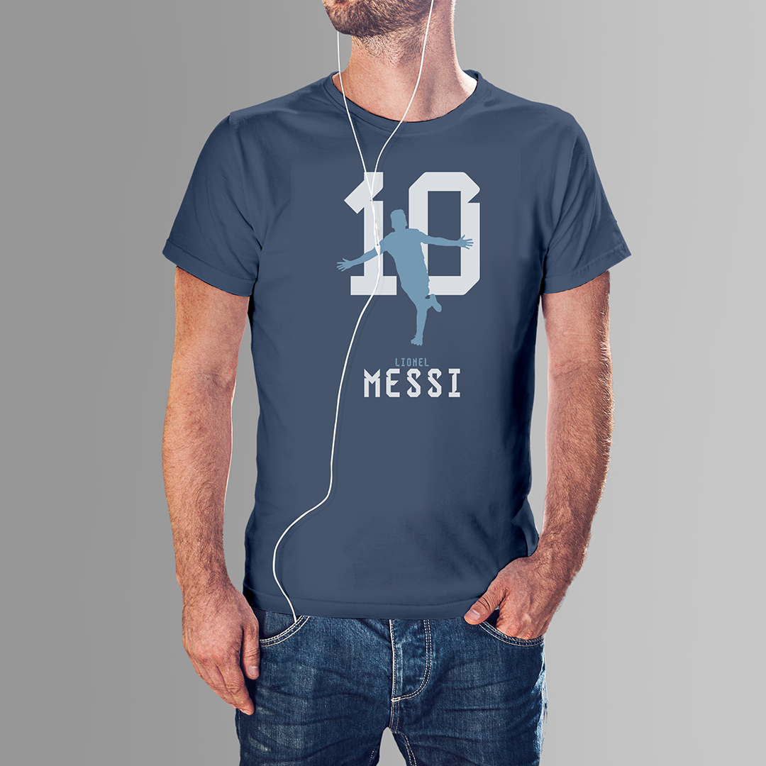 Nome do produto: CAMISETA MESSI
