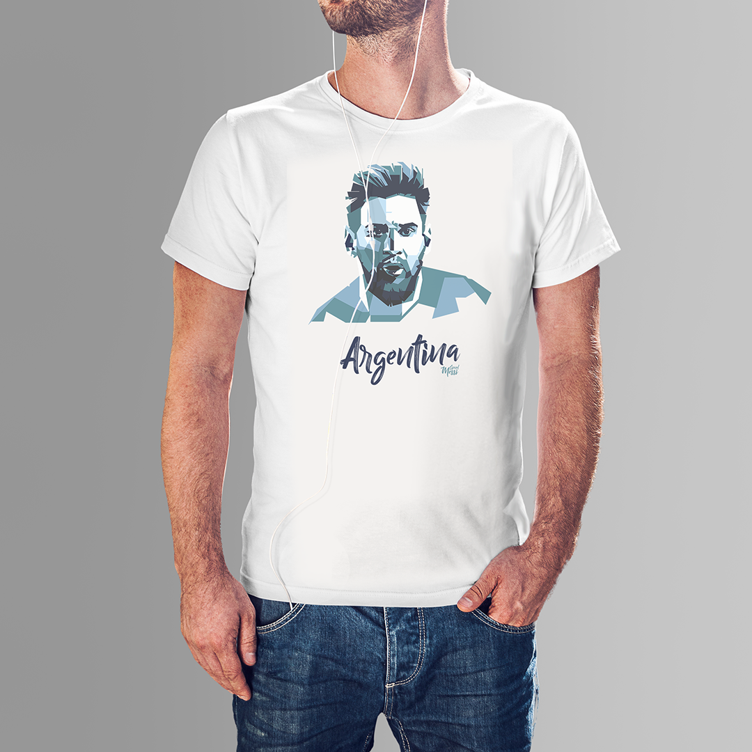 Nome do produto: CAMISETA MESSI
