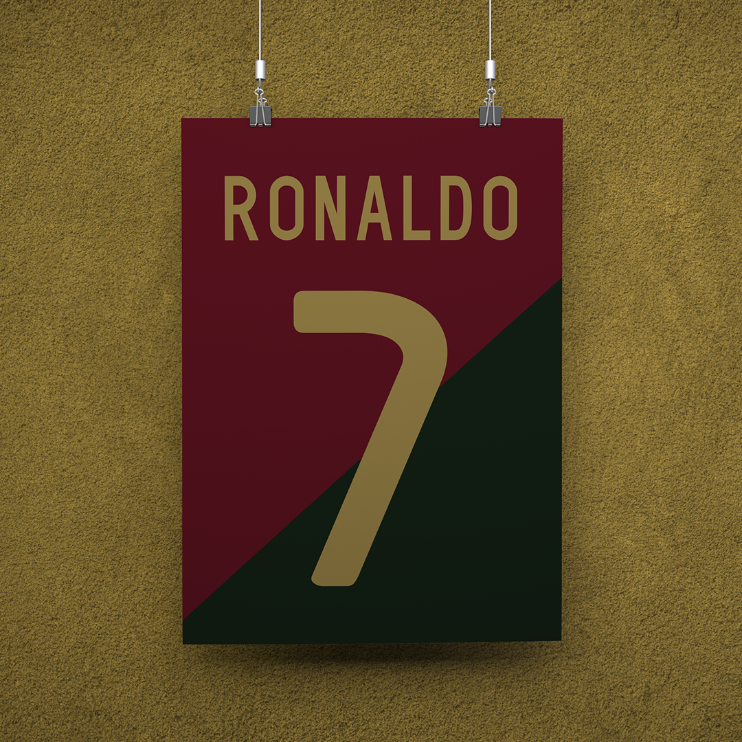 Nome do produto: POSTER CAMISA RONALDO