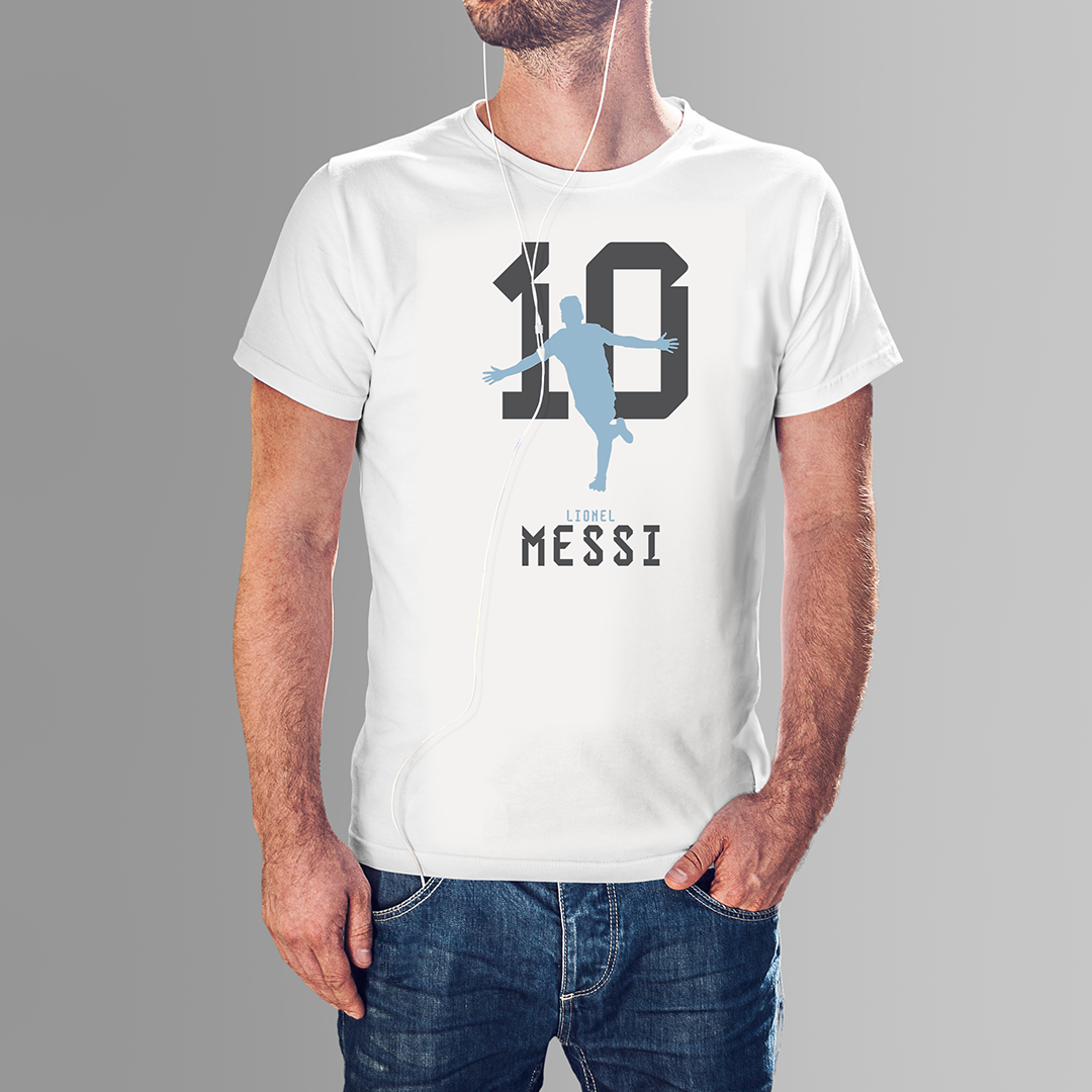 Nome do produto: CAMISETA MESSI