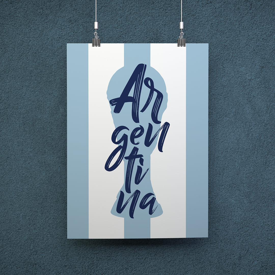 Nome do produto: POSTER ARGENTINA