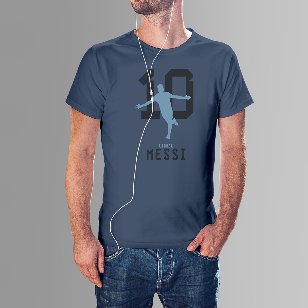 Nome do produto: CAMISETA MESSI