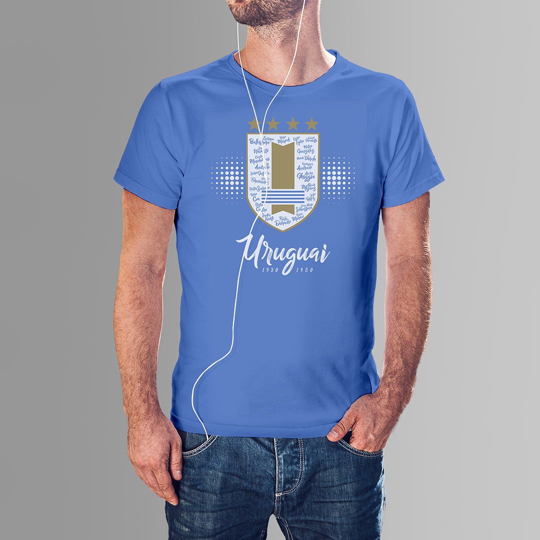 Nome do produto: CAMISETA URUGUAI