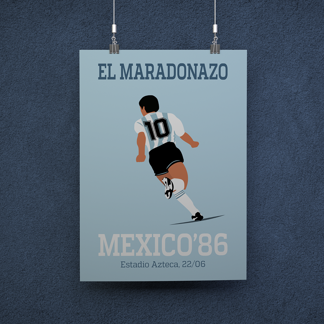 Nome do produto: POSTER LEGEND MARADONAZO