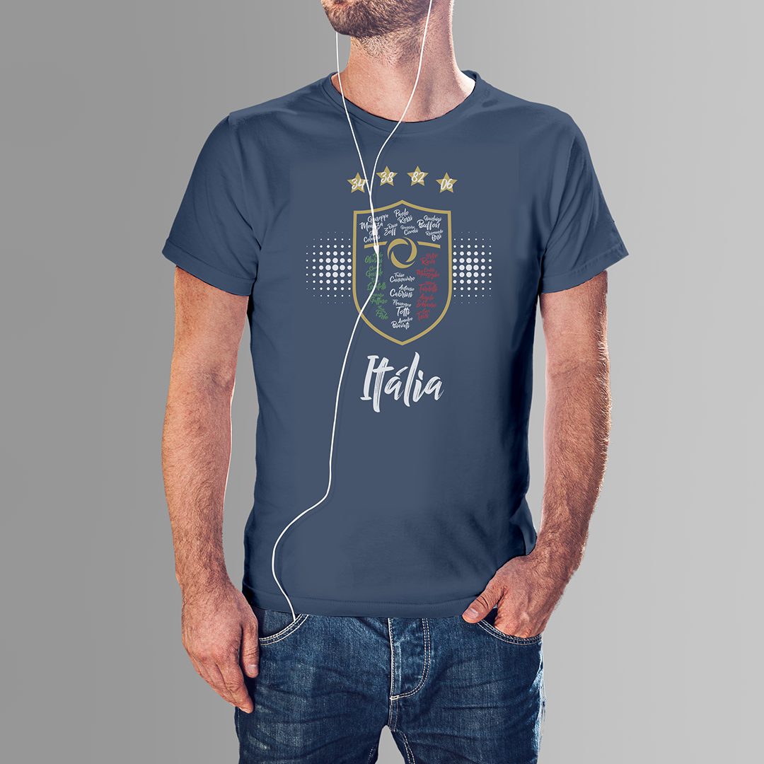 Nome do produto: CAMISETA ITÁLIA